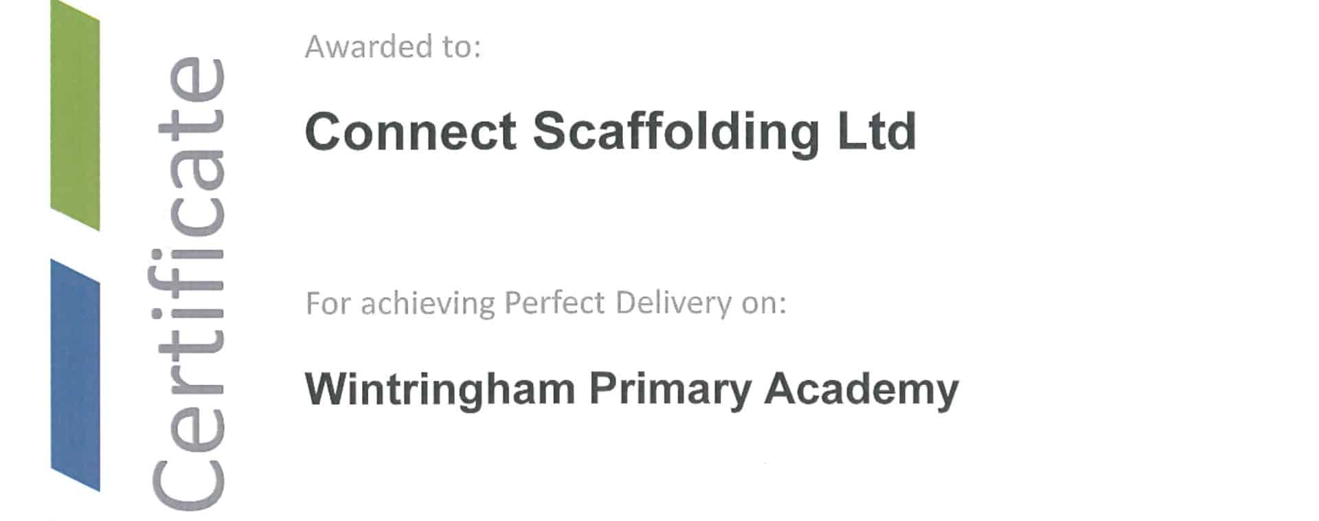 Perfect Delivery Morgan Sindall Wintringham Primary Academy